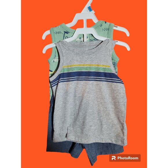 Baby Boy's‎ Carter's 3PC Surfboard Little Short Set Size 24M - Picture 1 of 2